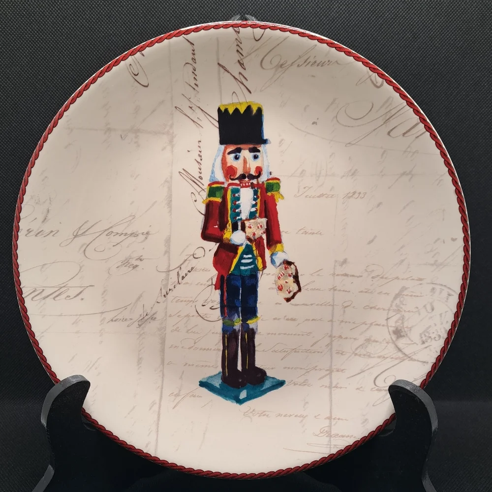 Williams Sonoma Nutcracker Salad Plate 8 5/8